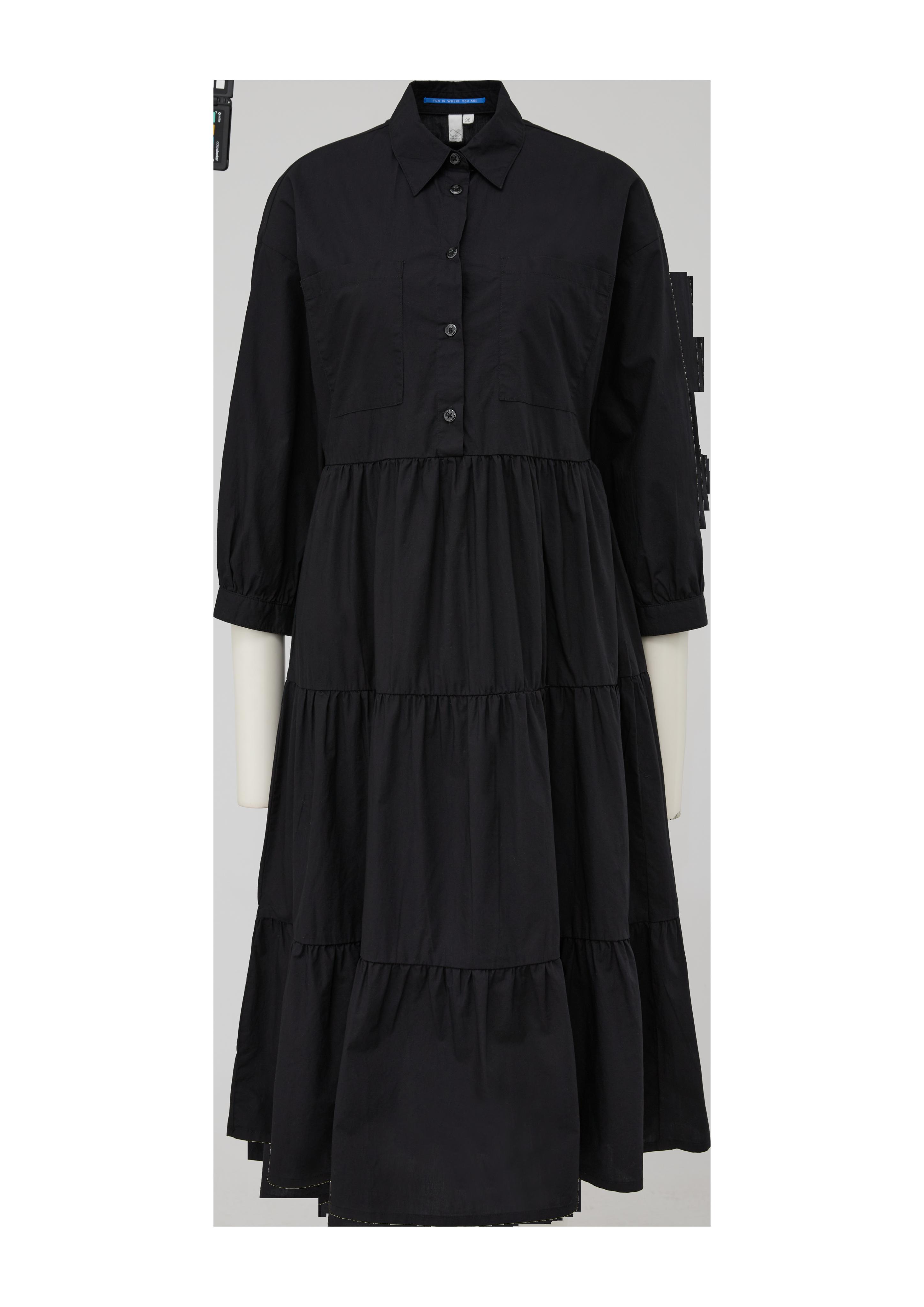 Stufenkleid mit Raffung  2124574-9999