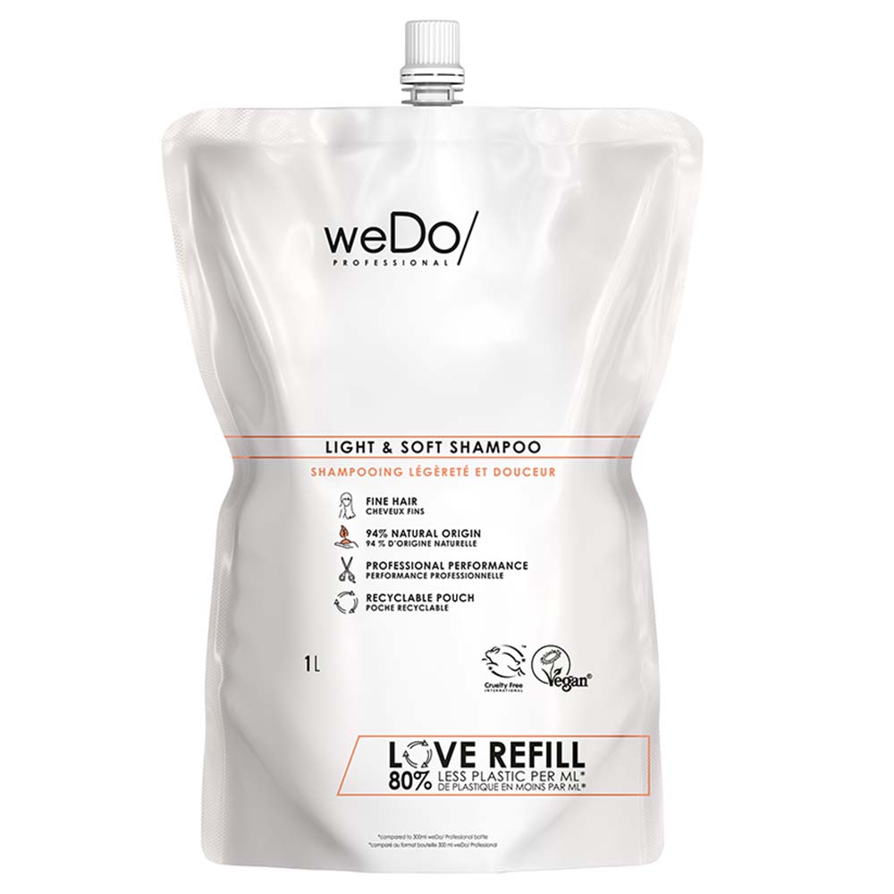 weDo Professional Light & Soft Shampoo Refill 1000 ml