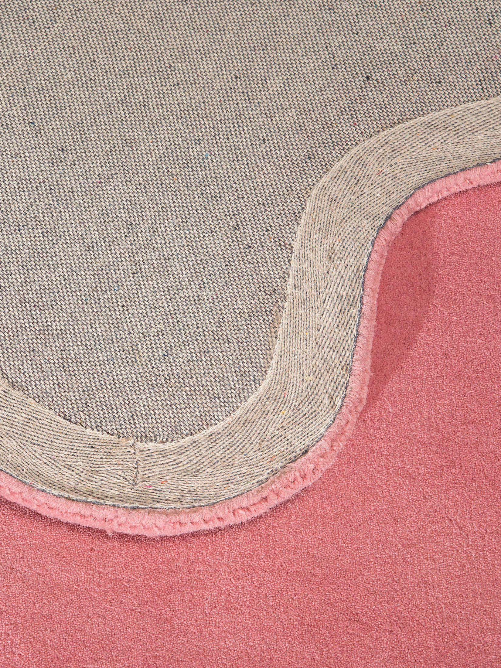 Orbit Woll-Teppich, Rosa