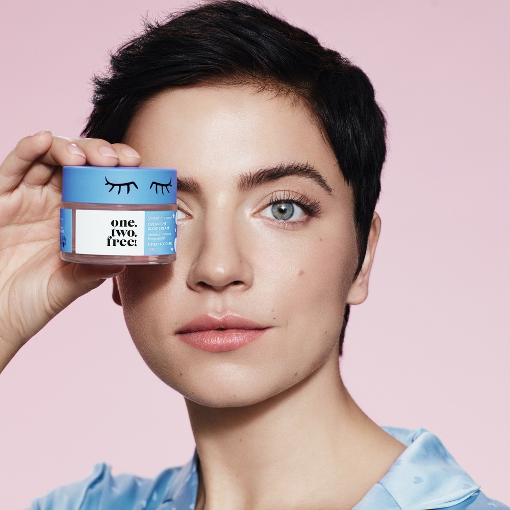 one.two.free! Overnight Glow Cream Crème de nuit Eclat