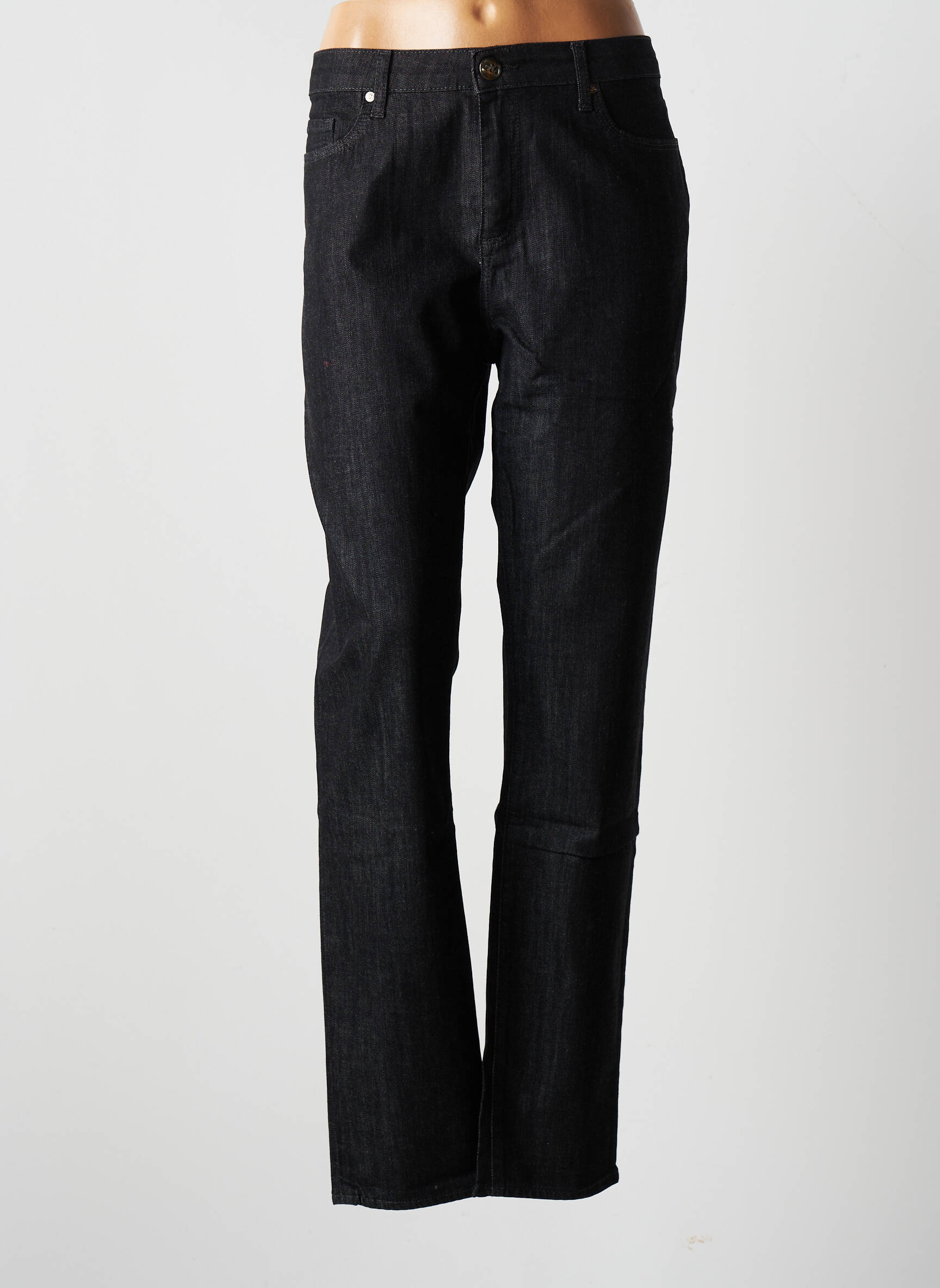 Emma Caro Jeans Coupe Droite Femme couleur noir