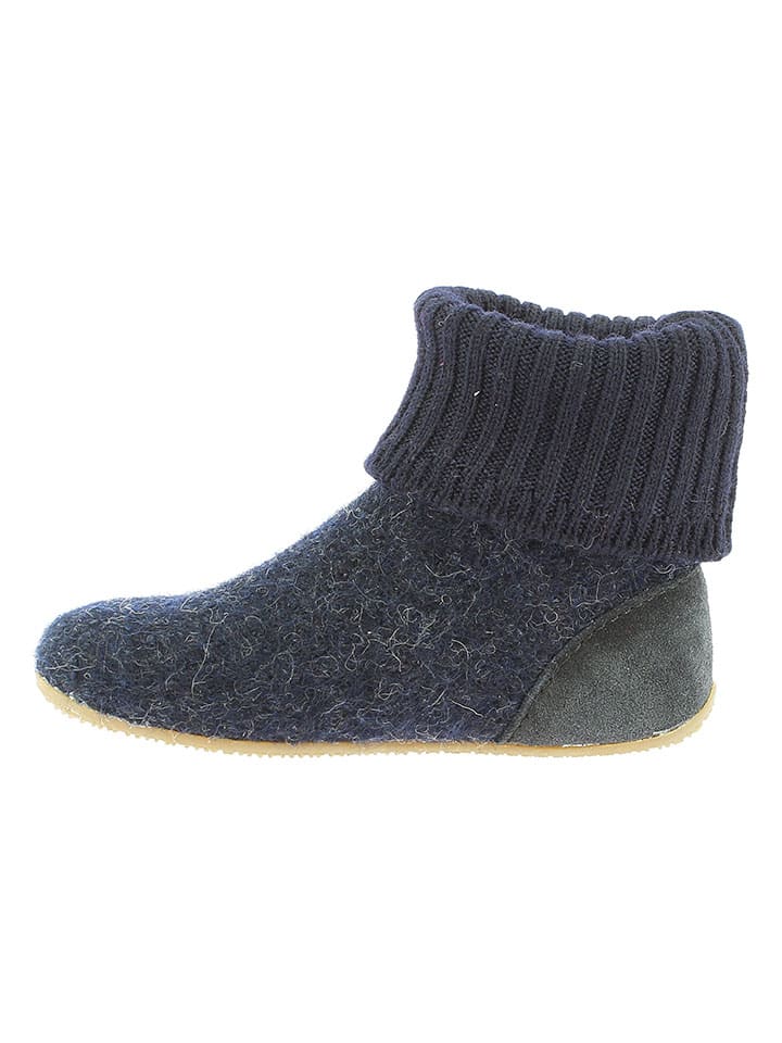 Living Kitzbühel Hüttenschuhe in Dunkelblau günstig kaufen