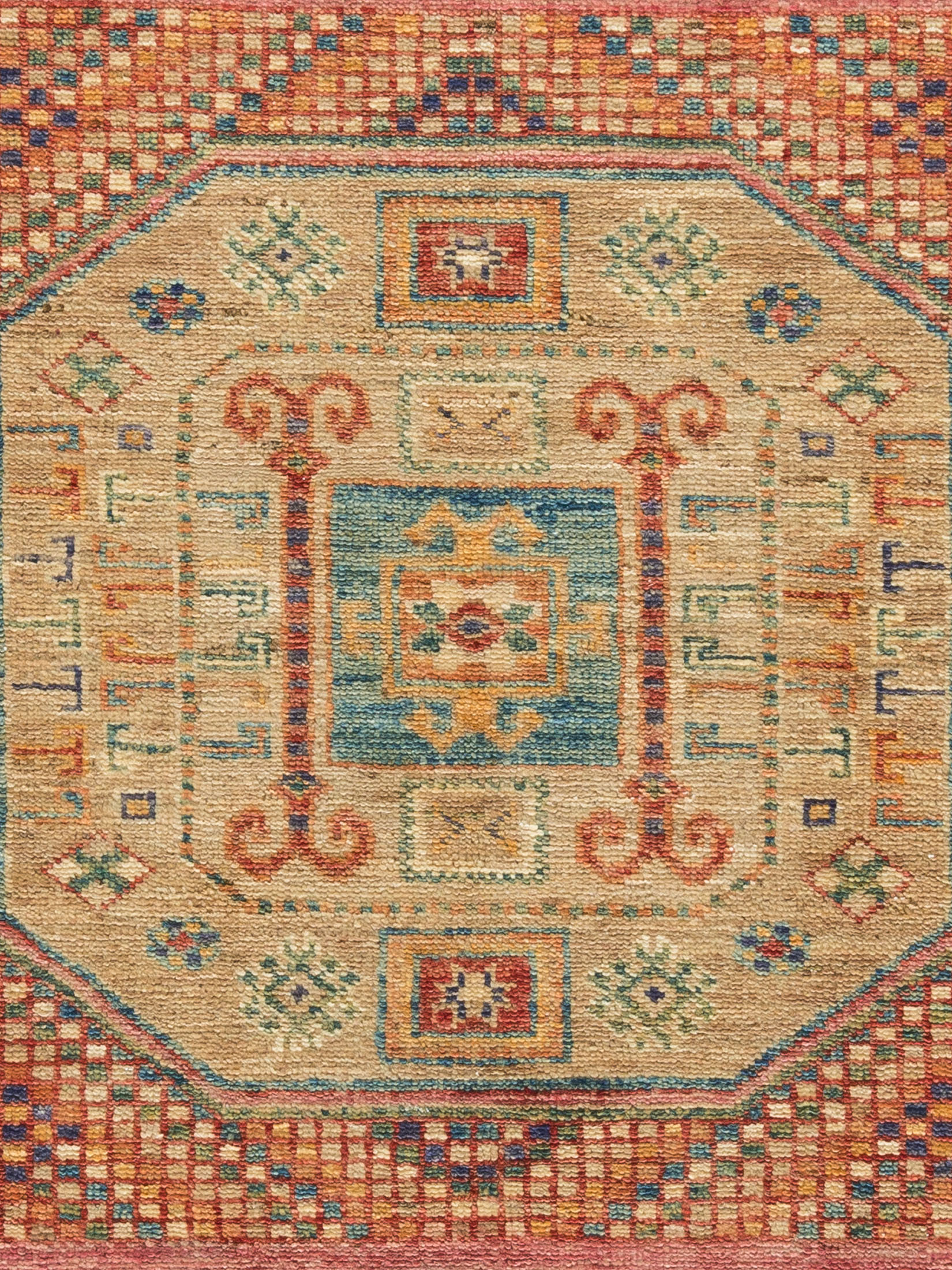 Kazak Ghazni ca. 122 x 181 cm, Unikat / Einzelstück
