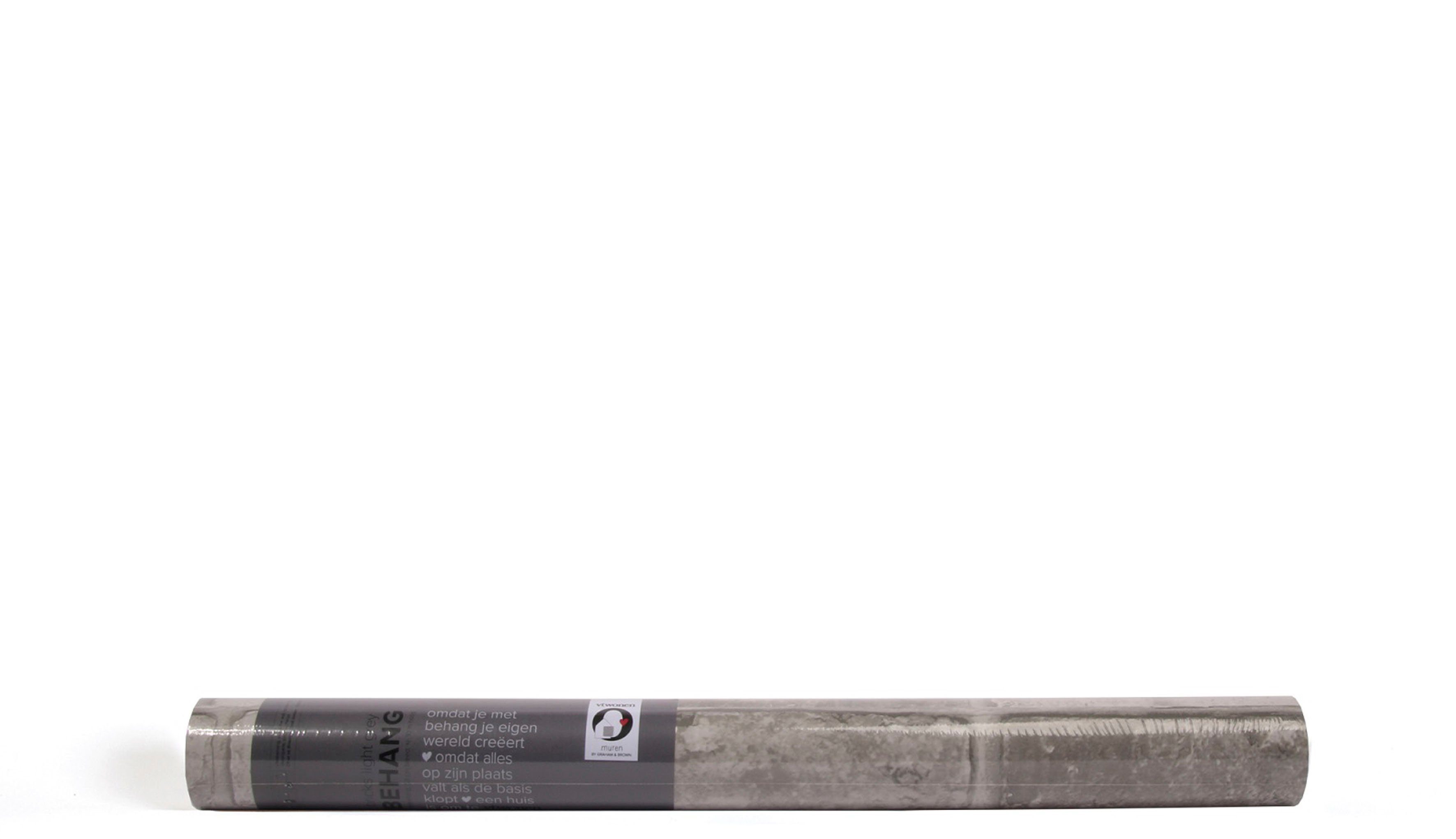 vtwonen Vliestapete Steine, Steinoptik, (1 St), Grau - 10m x 52cm