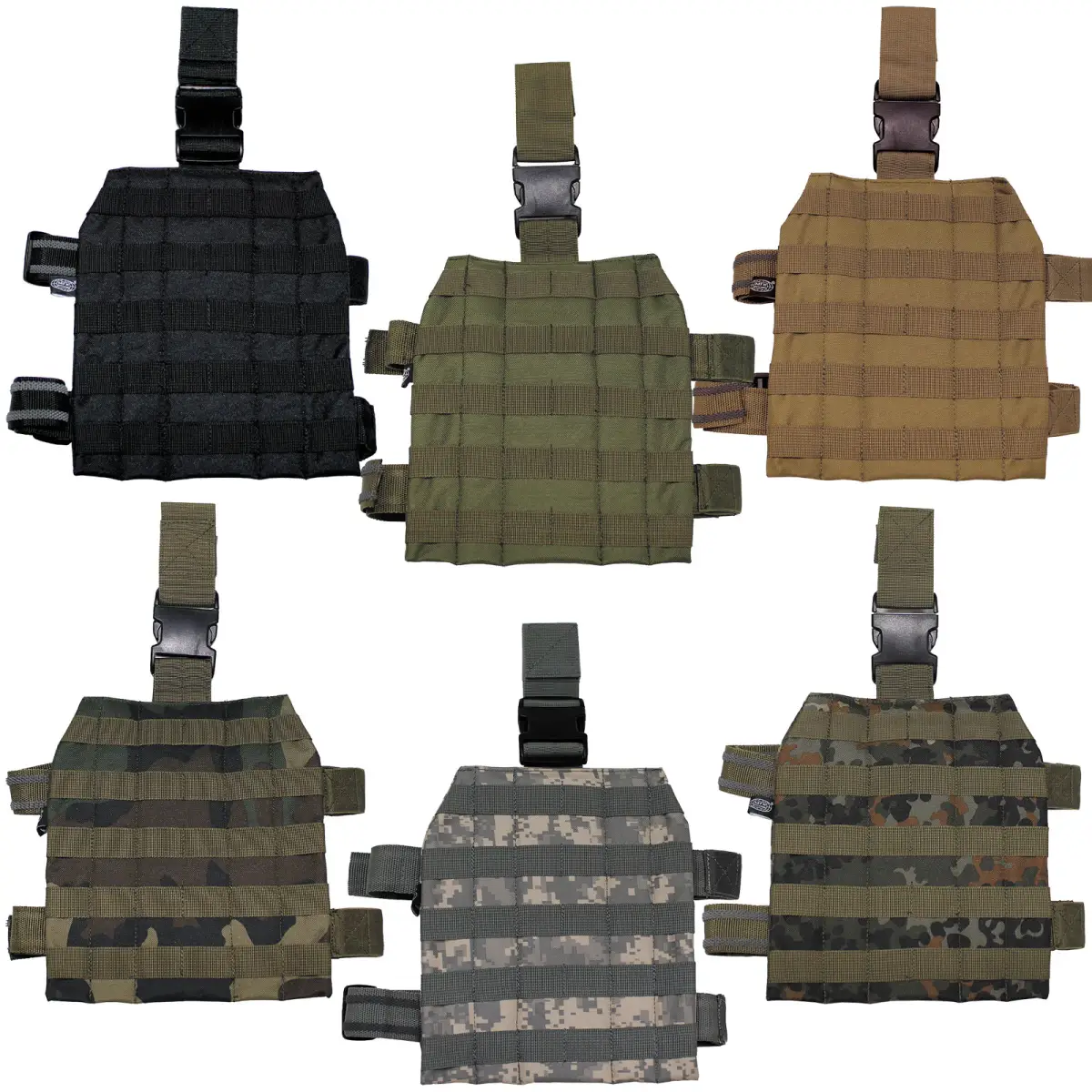 Trägerplatte Molle Beinadapter Modular System versch. Farben