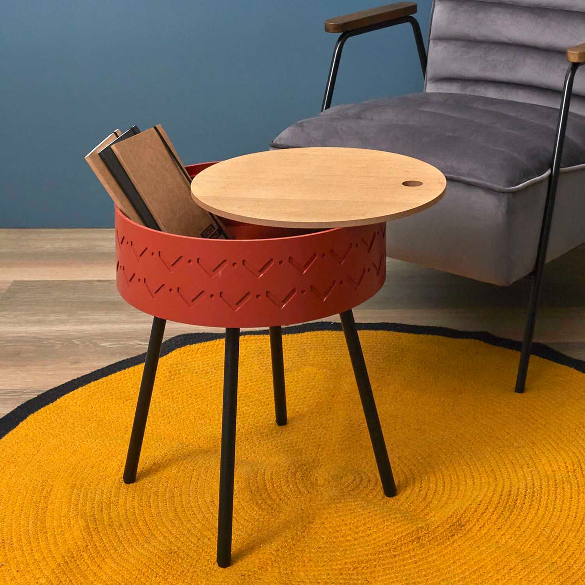 Table d’appoint-coffre déco