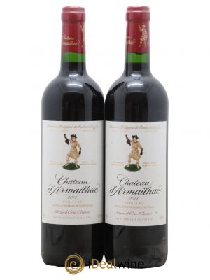 Château d'Armailhac - Mouton Baron(ne) Philippe 5ème Grand Cru Classé  2014 - Lot de 2 Bouteilles