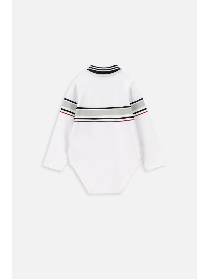 Coccodrillo Langärmeliger Bodysuit in weiß günstig kaufen