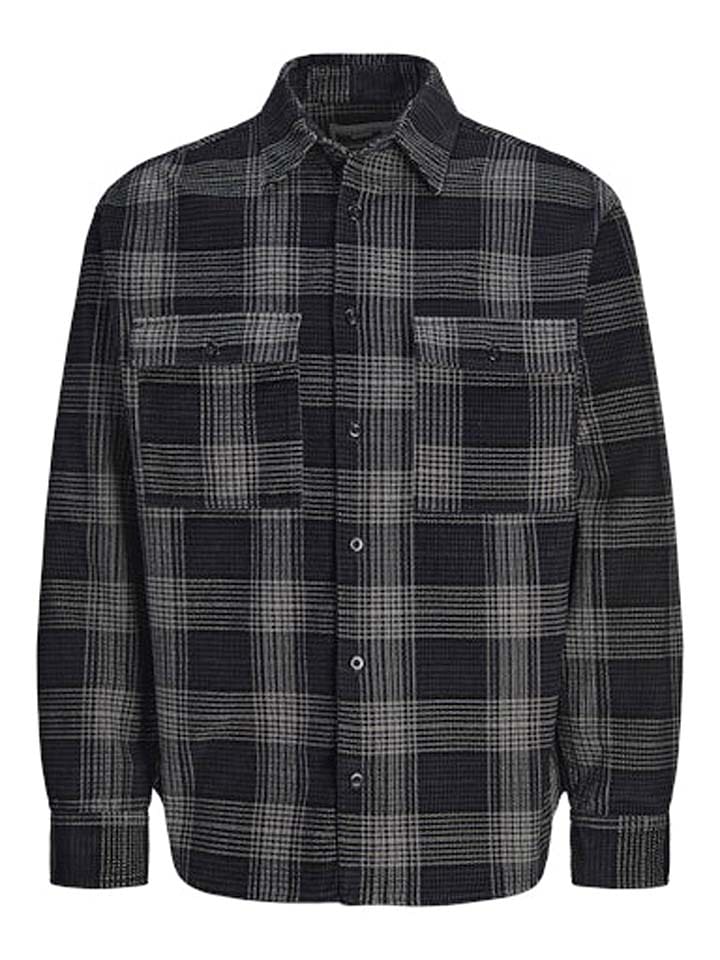 Jack & Jones Hemdjacke in Schwarz günstig kaufen