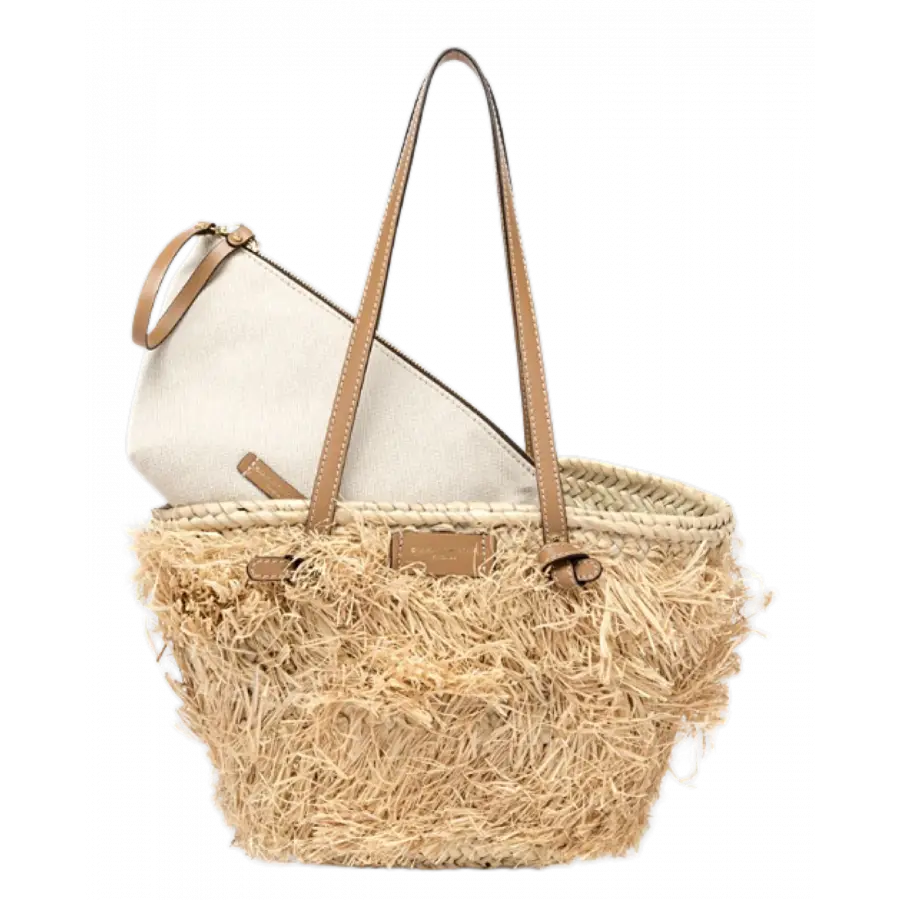 Gianni Chiarini - Handtasche MIRTA Stroh - beige