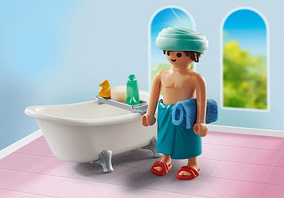 Mann in der Badewanne