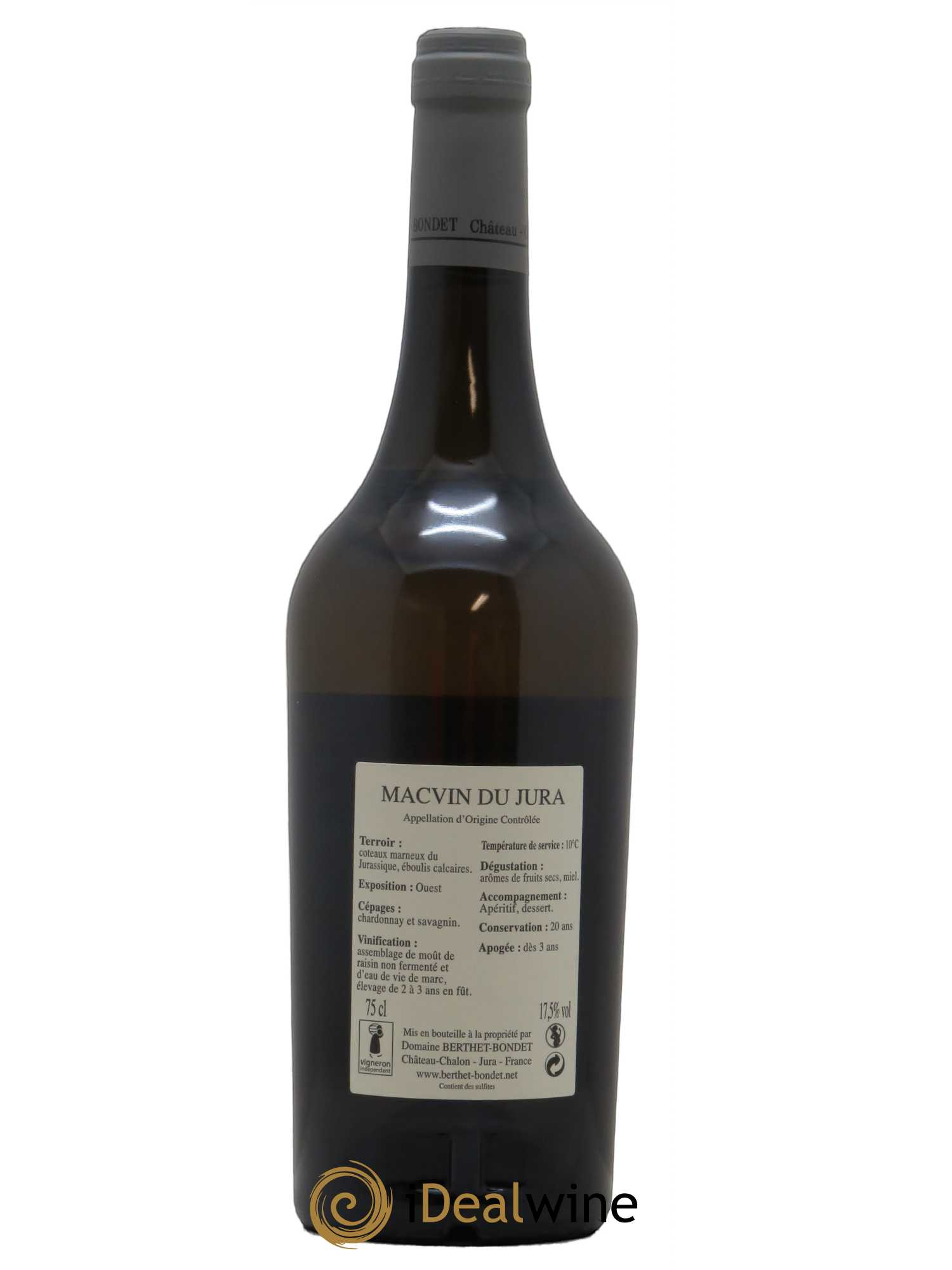 Côtes du Jura Macvin Berthet-Bondet   - Lot de 1 Bouteille