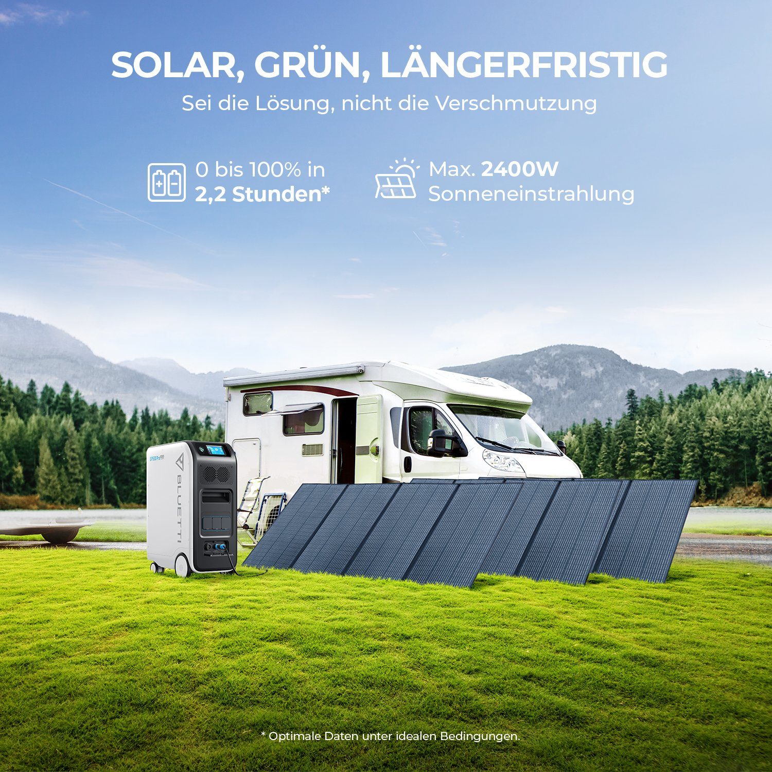 BLUETTI Stromerzeuger EP500Pro 3000W/5100Wh, (für Hausgebrauch, 1-tlg)