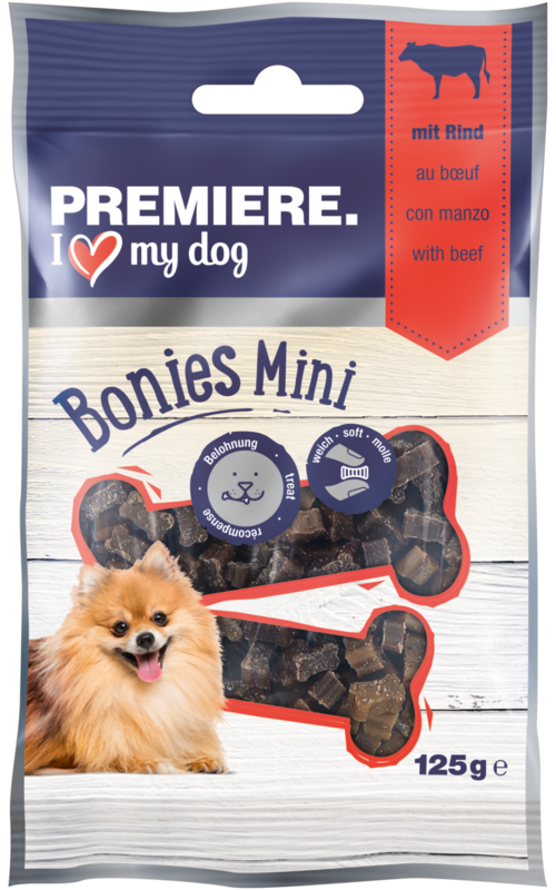 PREMIERE Snacks PREMIERE Bonies Mini 2x125g Rinderknochen