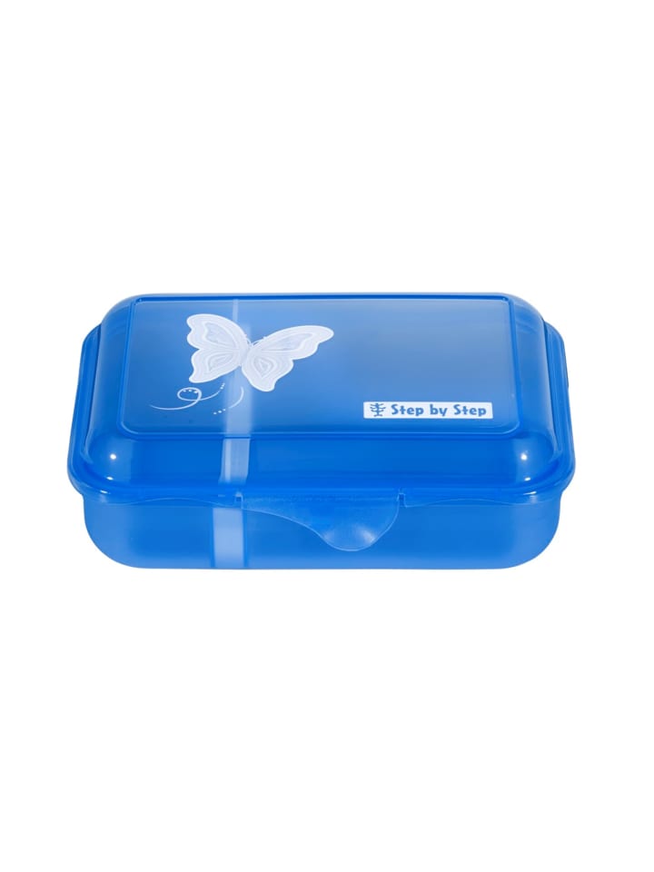 Step by Step Brotzeitbox, mit Klickverschluss in Butterfly Maja, Blau günstig kaufen onesize