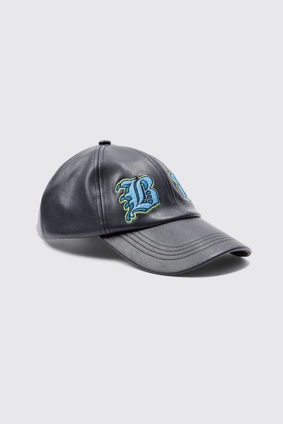 Trucker-Kappe aus Lederimitat
