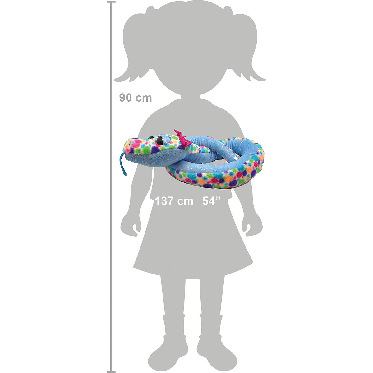 Sweet & Sassy Schlange Polka Dots 137cm