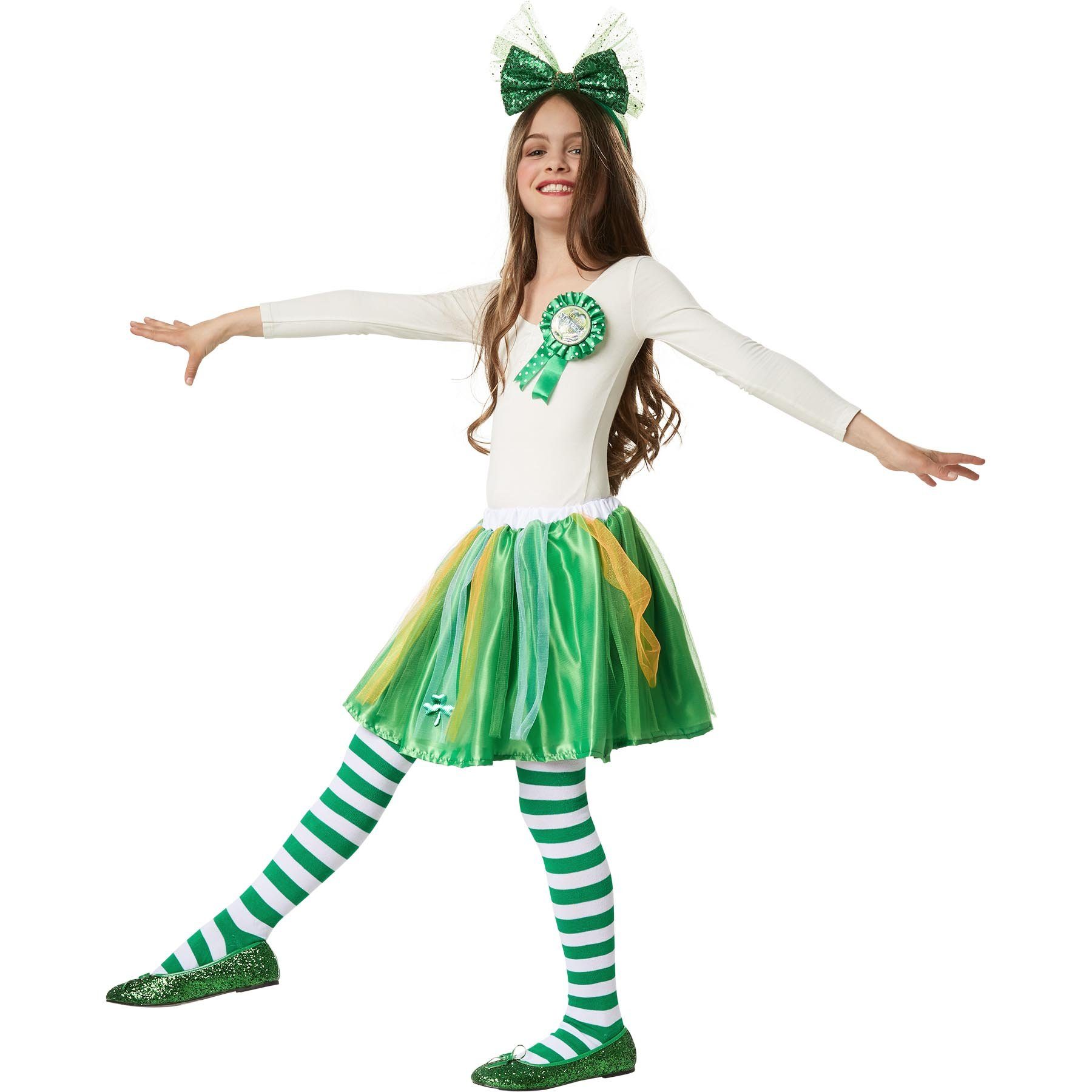 dressforfun Tüllrock St. Patrick's Day Korientalisch Tutu in Nationalfarben