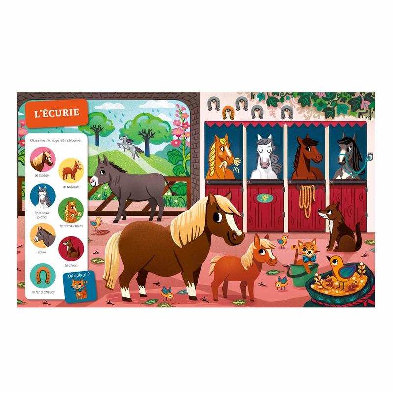 Livre Cherche et trouve des tout-petits à la ferme - Auzou