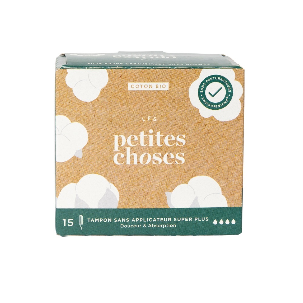 Les petites choses Tampon Bio - Flux super plus Boite de 15 Tampon Sans applicateur