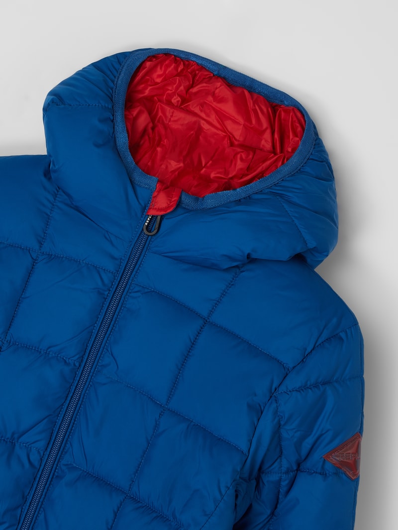 Steppjacke mit Wattierung in royalblau