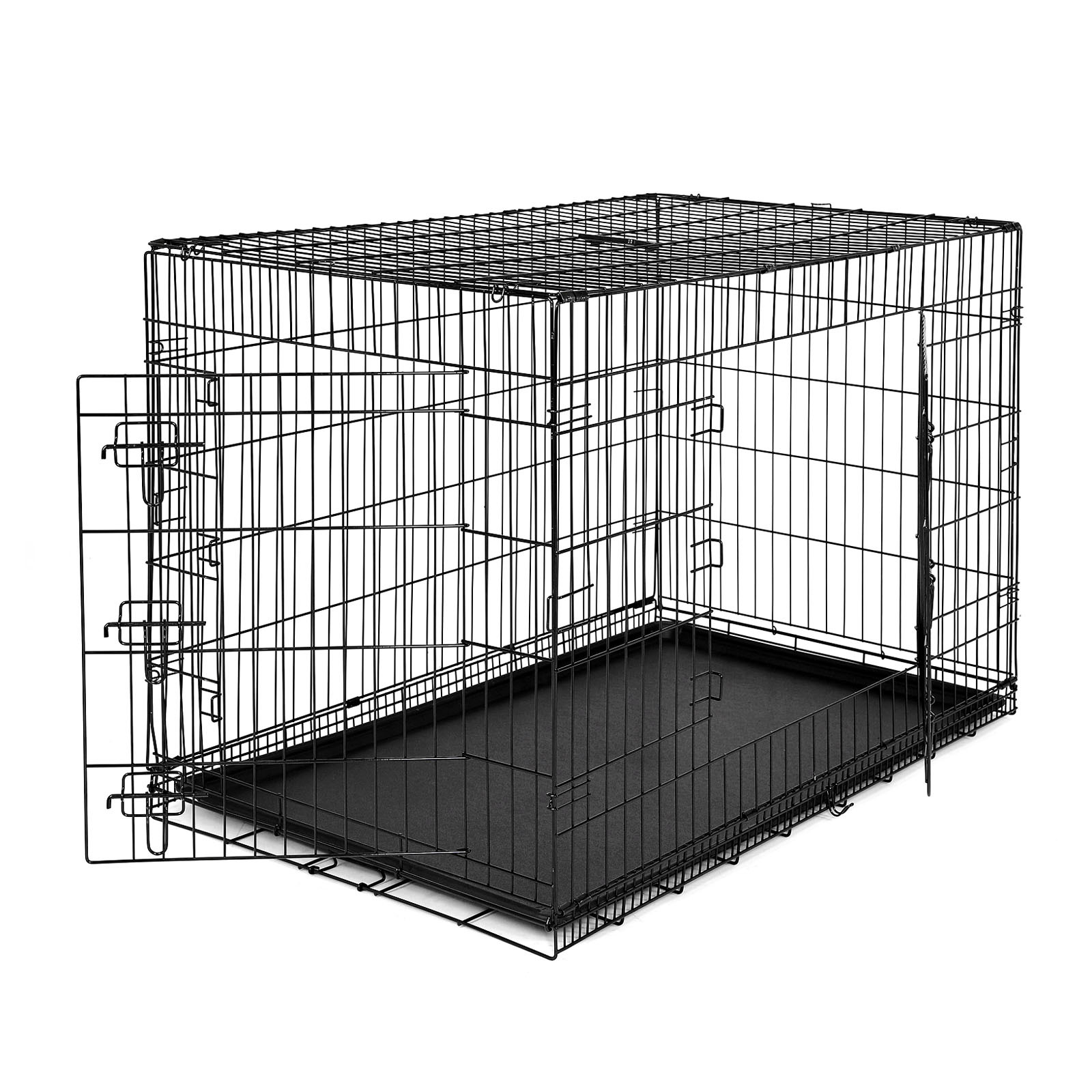 Lionto Transportboxen & Gitterboxen Lionto Hundetransportkäfig Tiertransportbox Hundebox Größe (S) 45x31x36 cm XXL