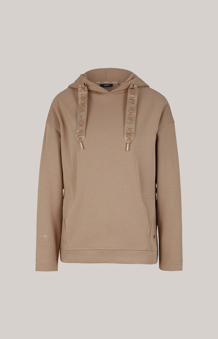 Hoodie in Hellbraun