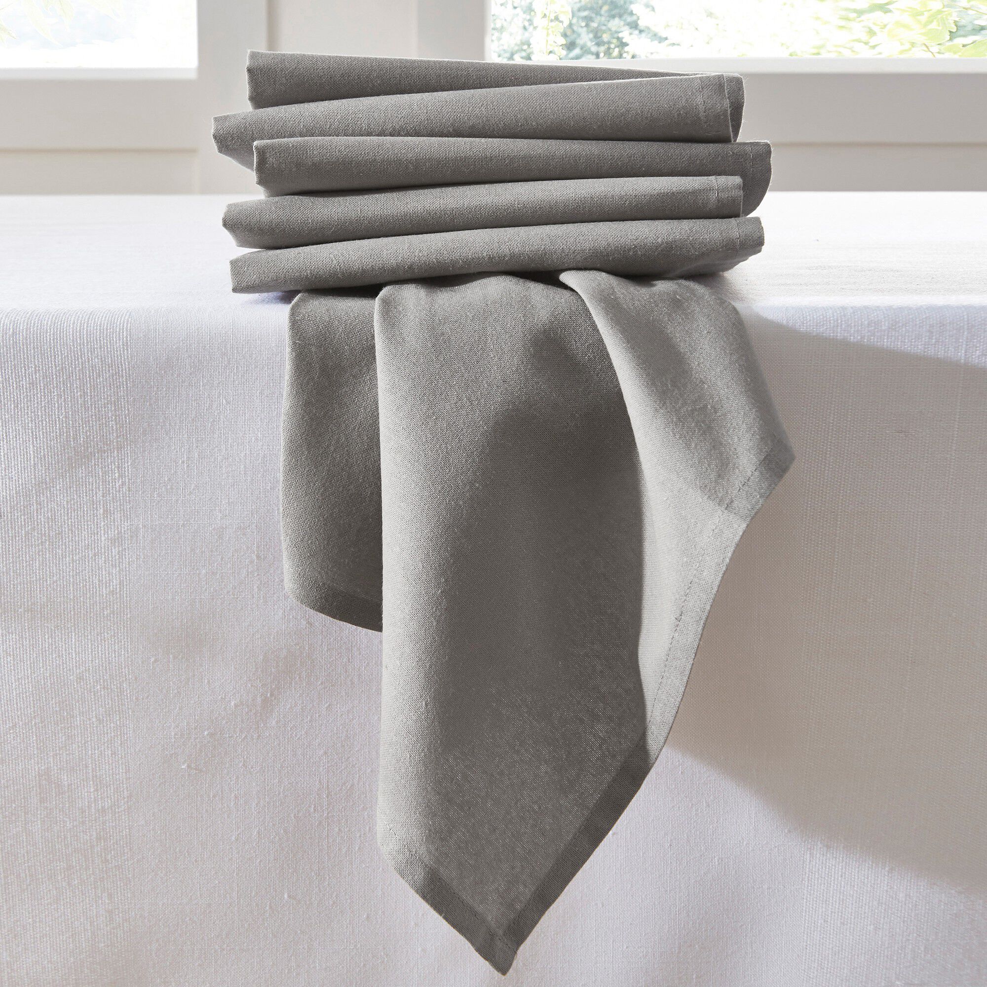Serviette de table unie