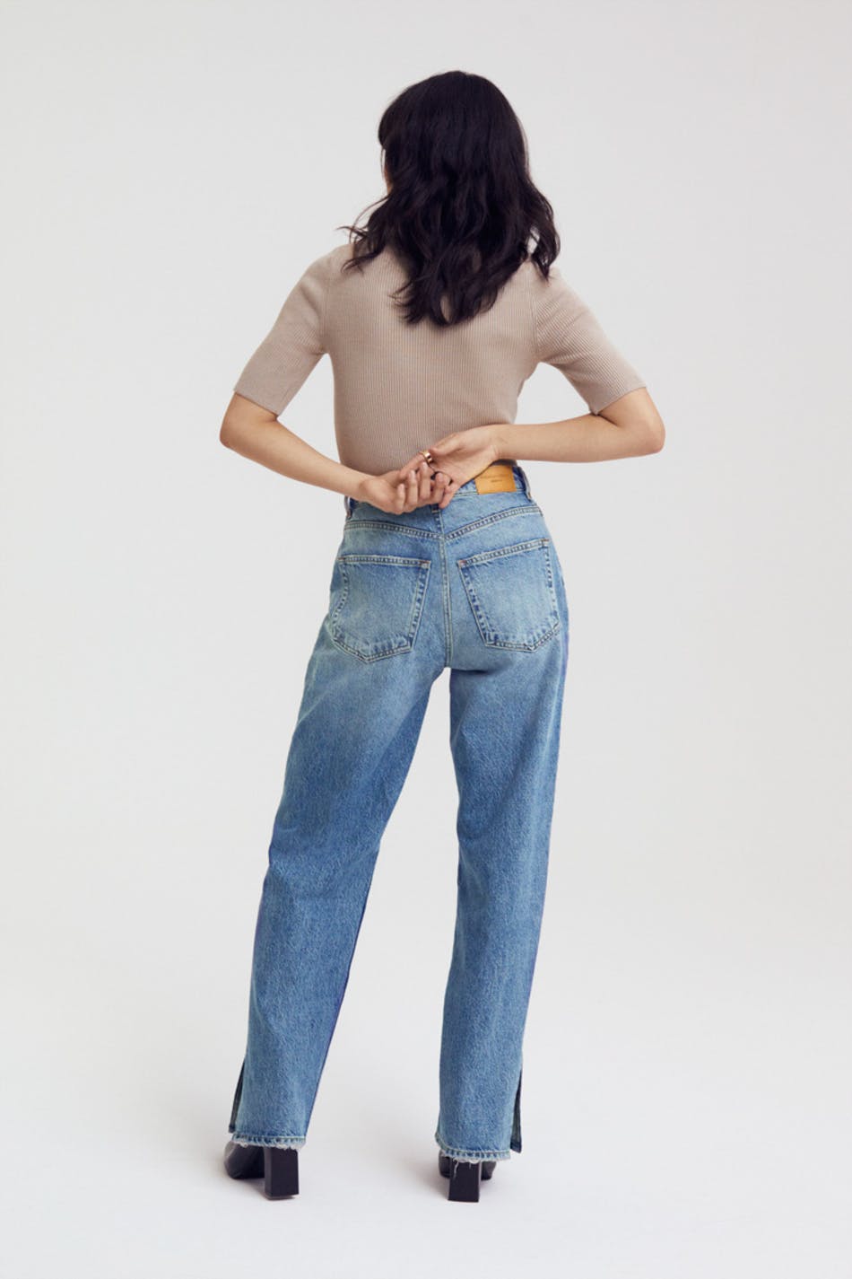 90s petite slit jeans