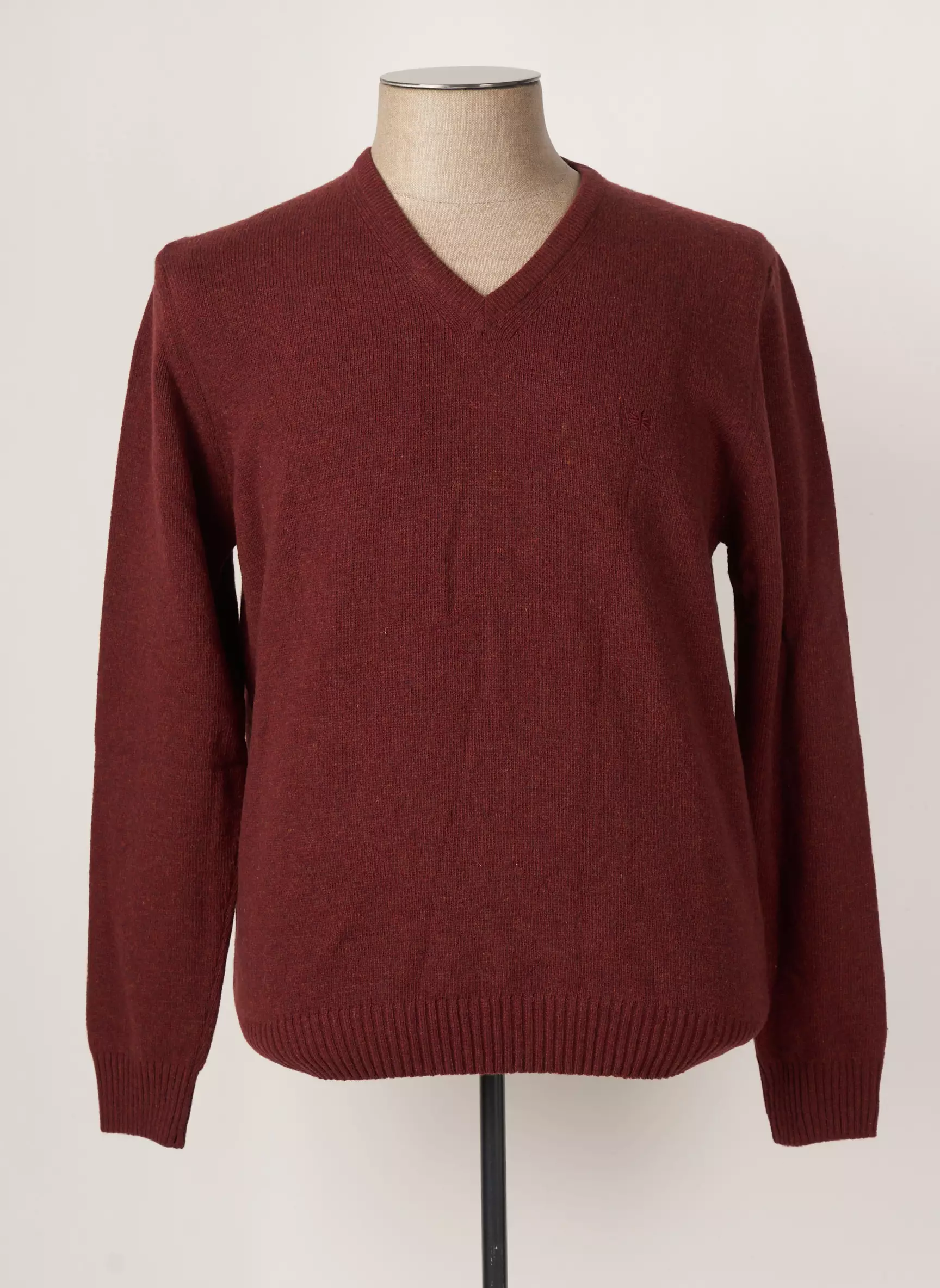 Brown Jury Pulls Homme couleur rouge