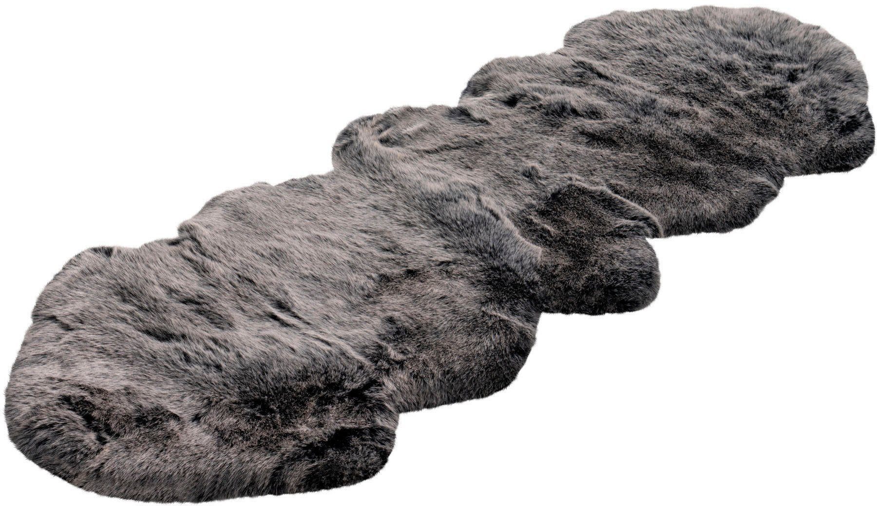 Hochflor-Läufer Emica-1000, calo-deluxe, fellförmig, Höhe: 52 mm, Kunstfell
