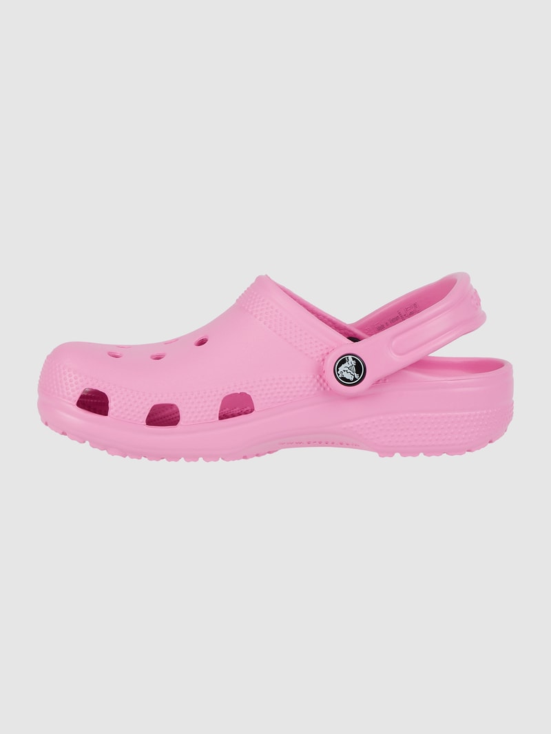 Clogs mit Fesselriemen in pink