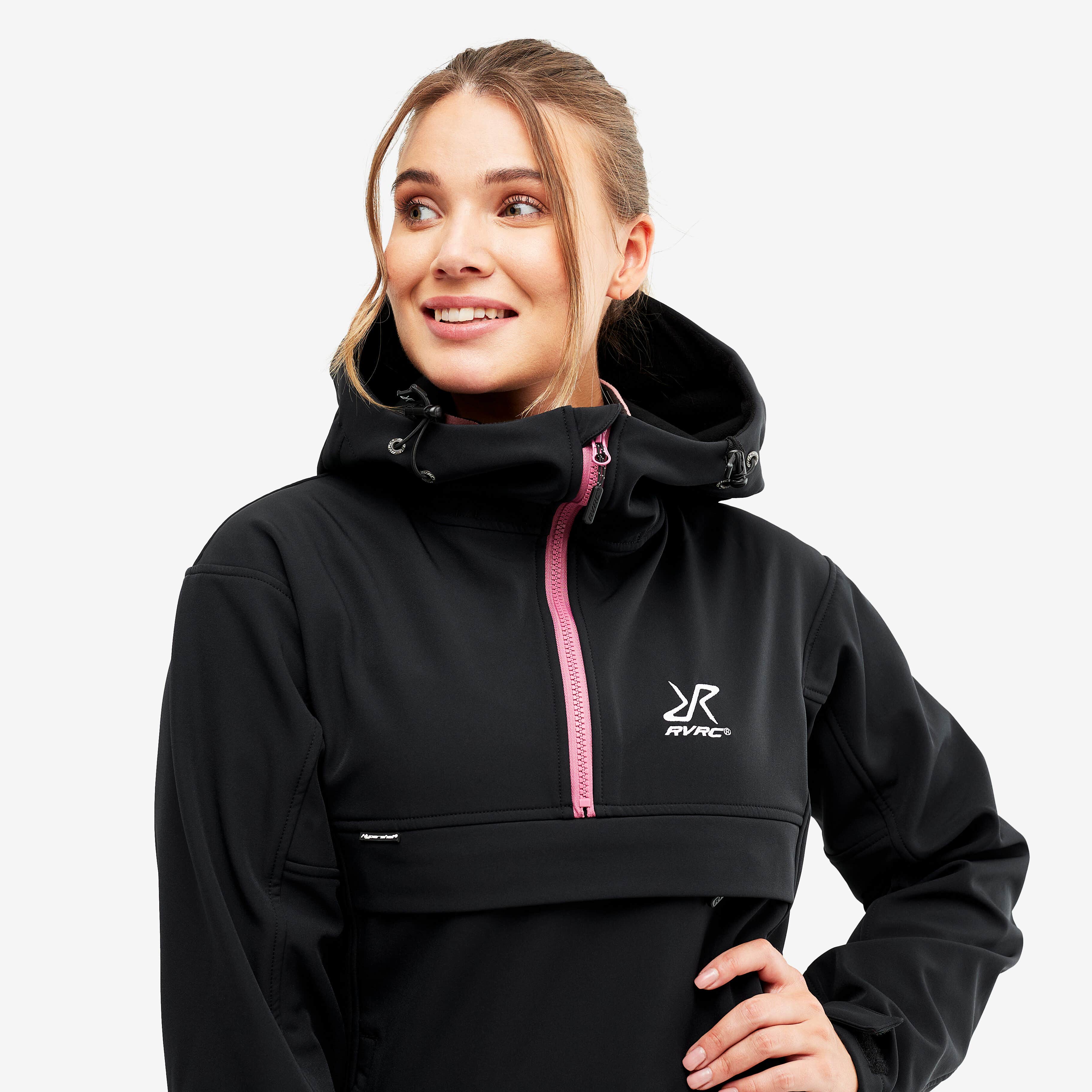 Hiball Anorak Femme Black/Pink