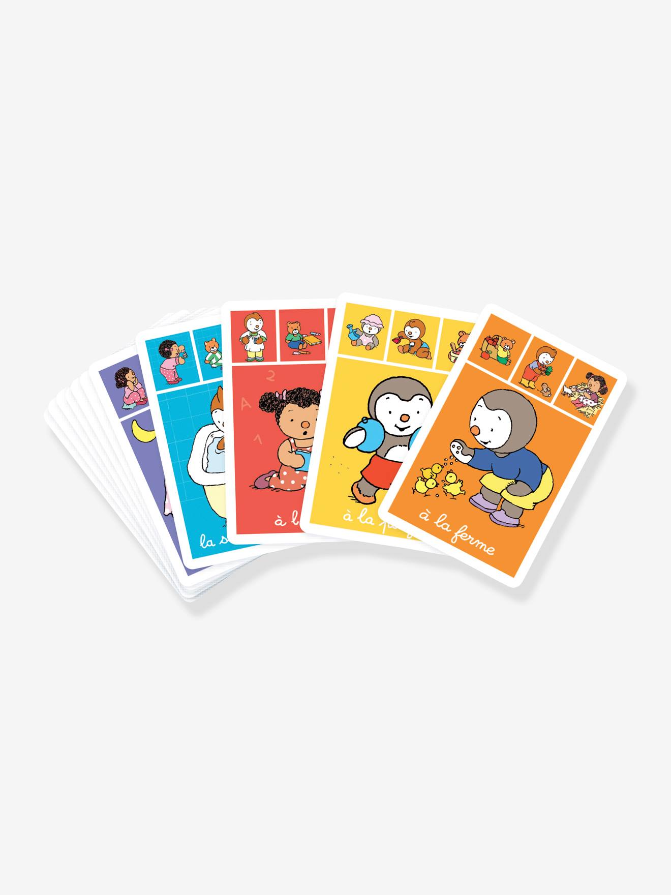 Mon premier jeu de familles T'choupi NATHAN rouge