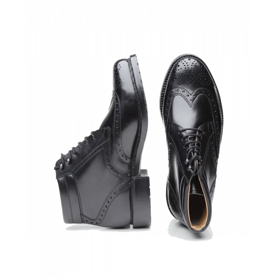 Heinrich Dinkelacker - Businessschuhe Derby JANOSCH K FULL-BROGUE AC Antikcalf - schwarz