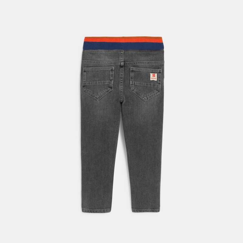 Jean droit bébé garçon denim gris Catimini