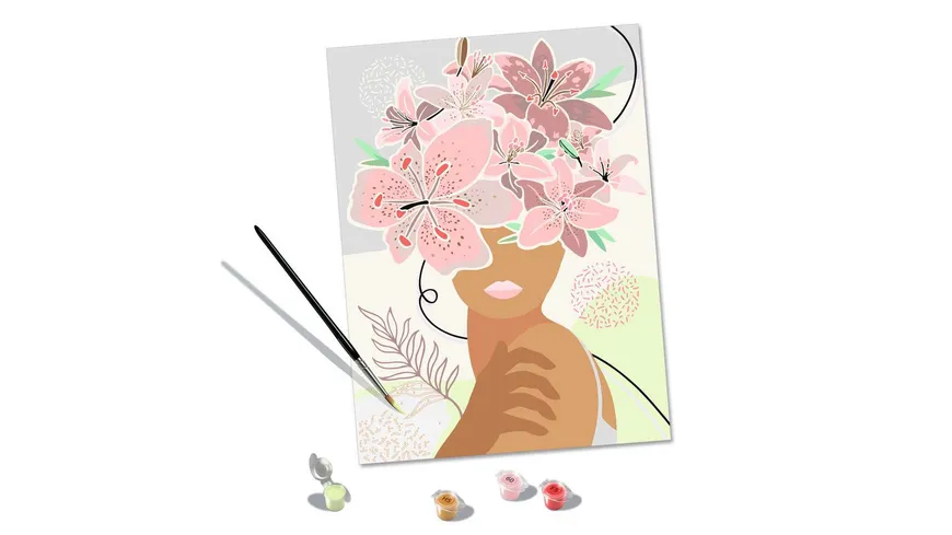 Ravensburger Beschäftigung - CreArt - Malen nach Zahlen 20275 – Flowers on my Mind