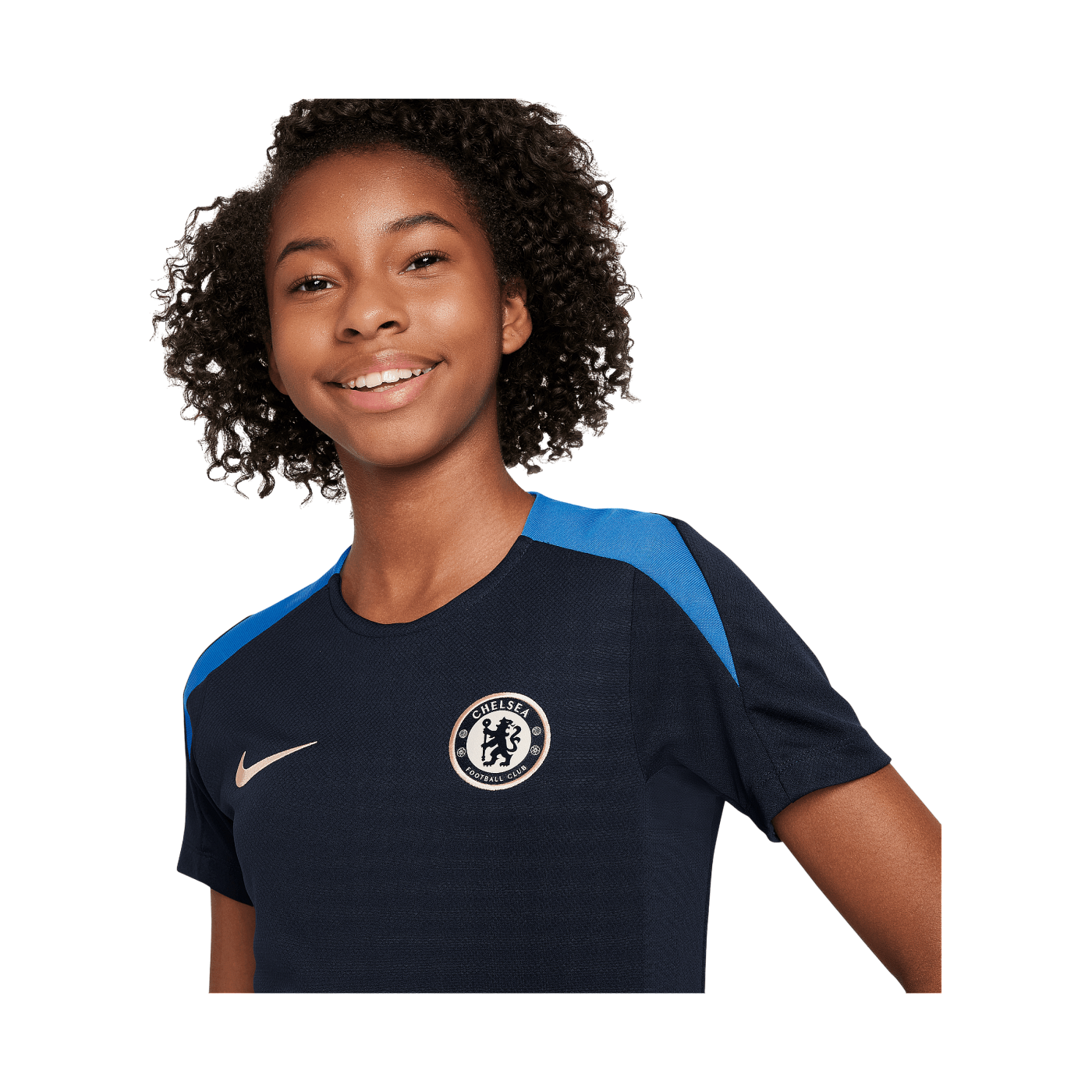 Nike FC Chelsea London Trainingsshirt Kids Blau F454