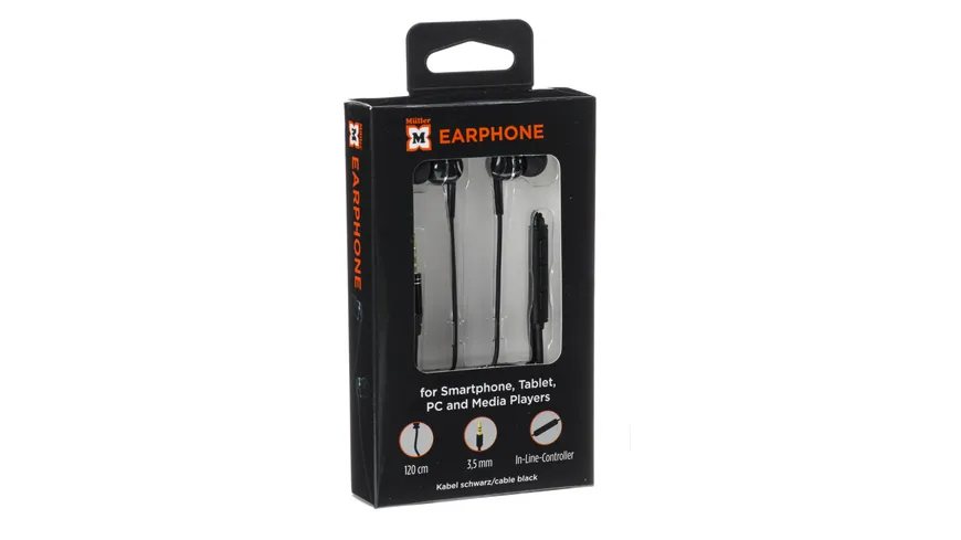 Earphone 3,5 mm Klinken-Anschluss