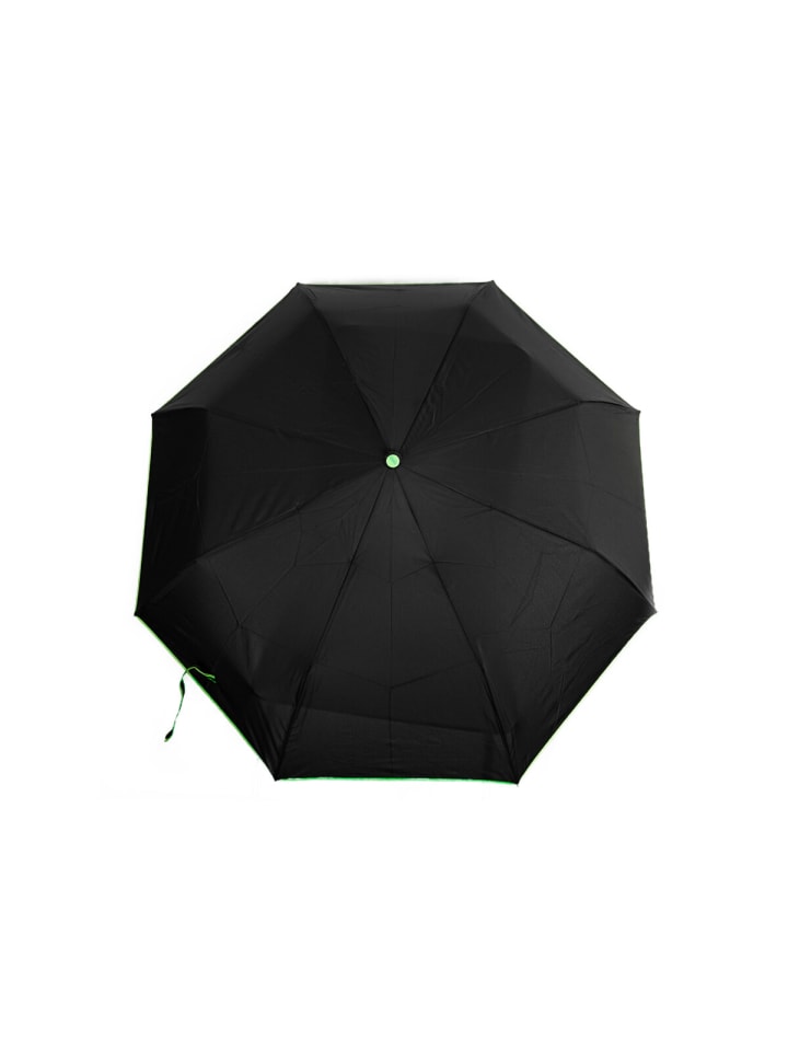 COFI 1453 Teleskop Taschenschirm mit Schutzhülle ergonomischer Gummigriff in Grün günstig kaufen onesize