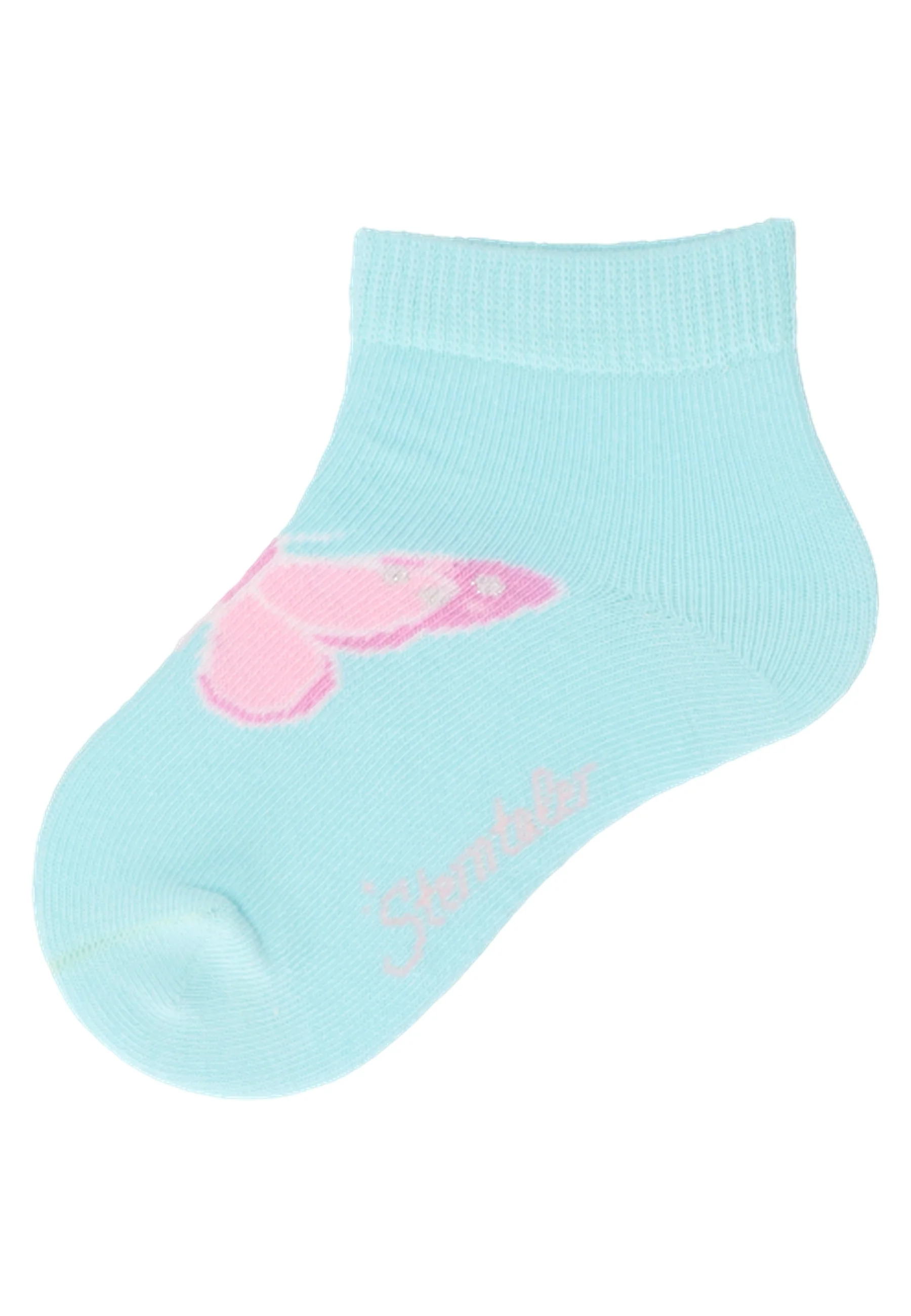 Socken im 3er Pack mit Motiv Herz in versch. Farben