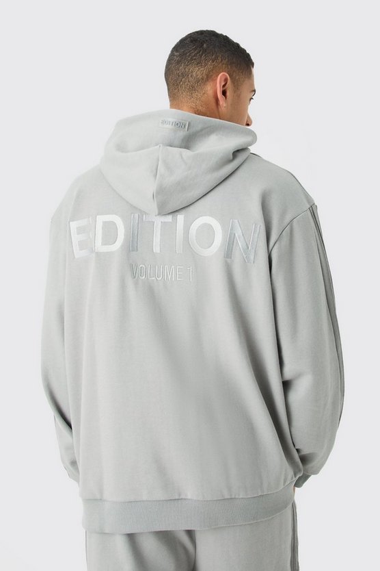 Oversize Hoodie mit 1/4 Reißverschluss