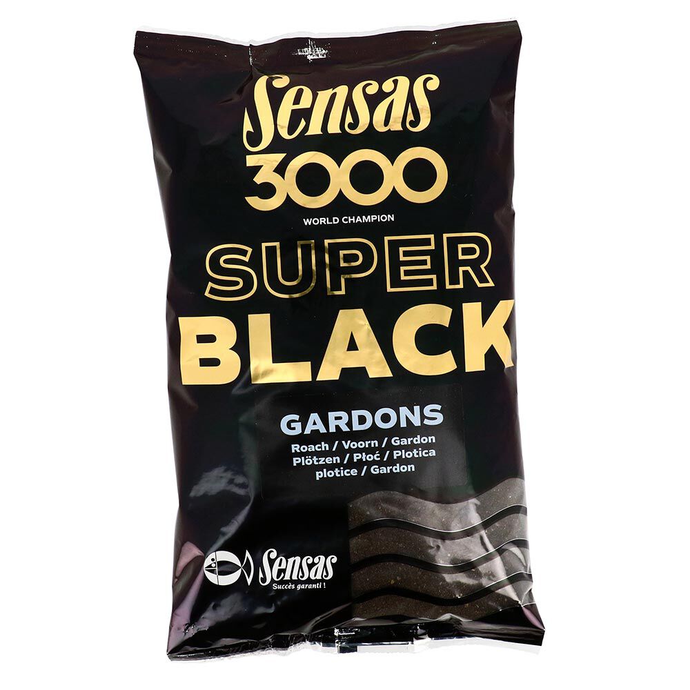 Sensas 3000 Super Black Roach groundbait 1 kg