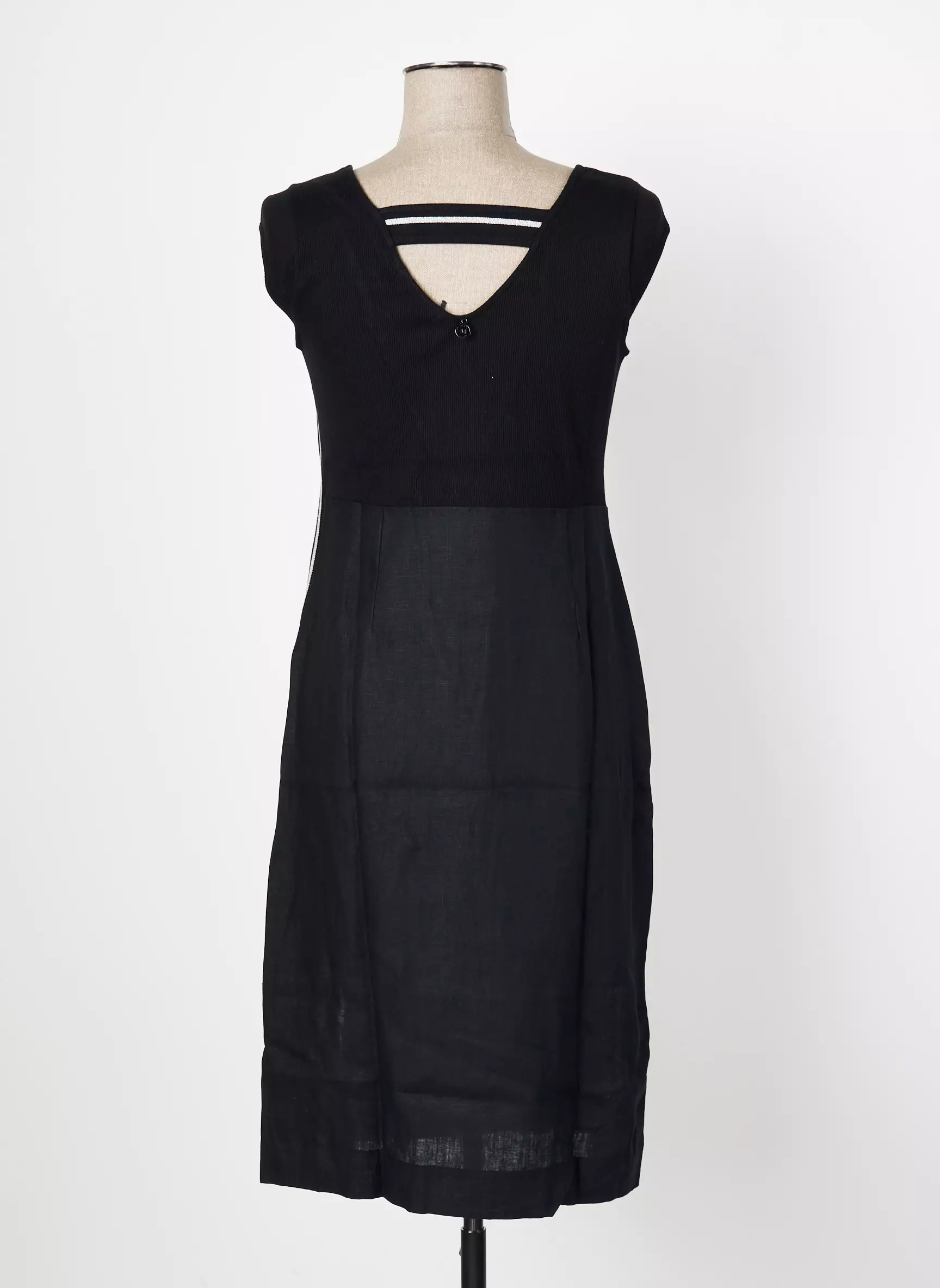 Maloka Robes Mi Longues Femme couleur noir