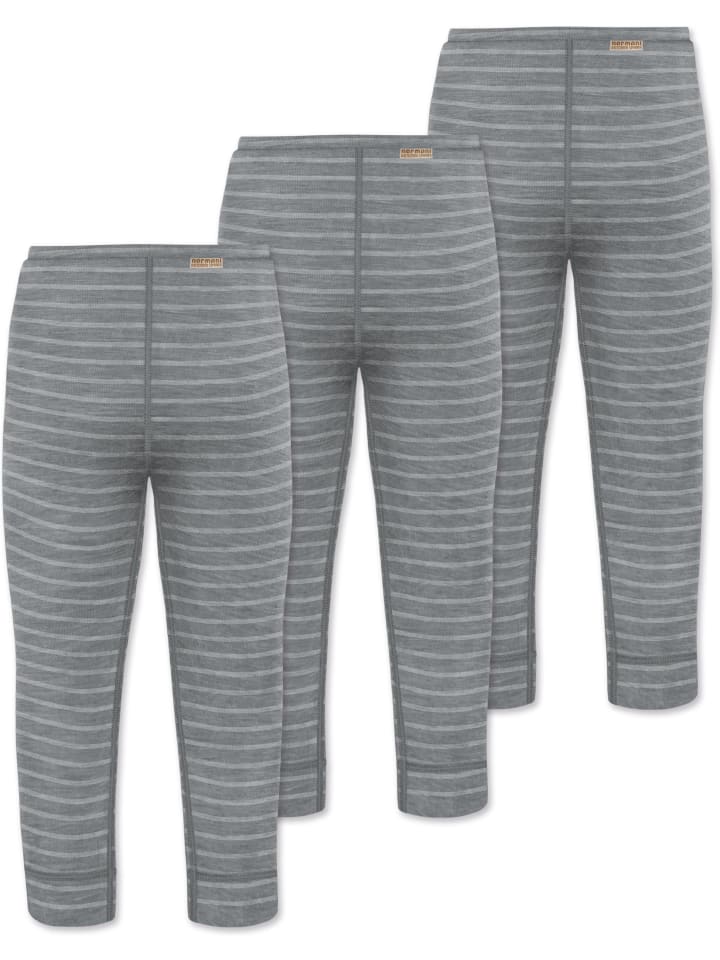 Normani Outdoor Sports 3er Pack Baby Merino Lange Unterhose „Tutira