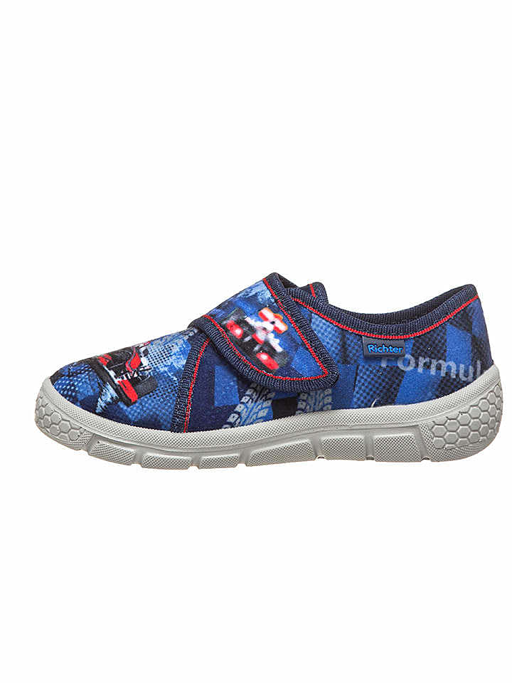 Richter Shoes Hausschuhe in Blau günstig kaufen 19