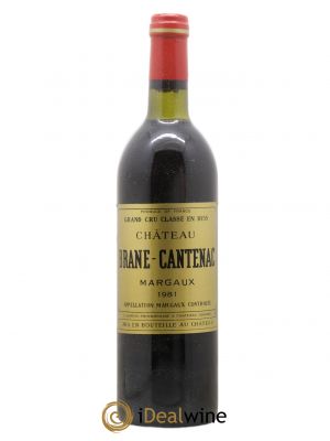 Château Brane Cantenac 2ème Grand Cru Classé  1981 - Lot de 1 Bouteille