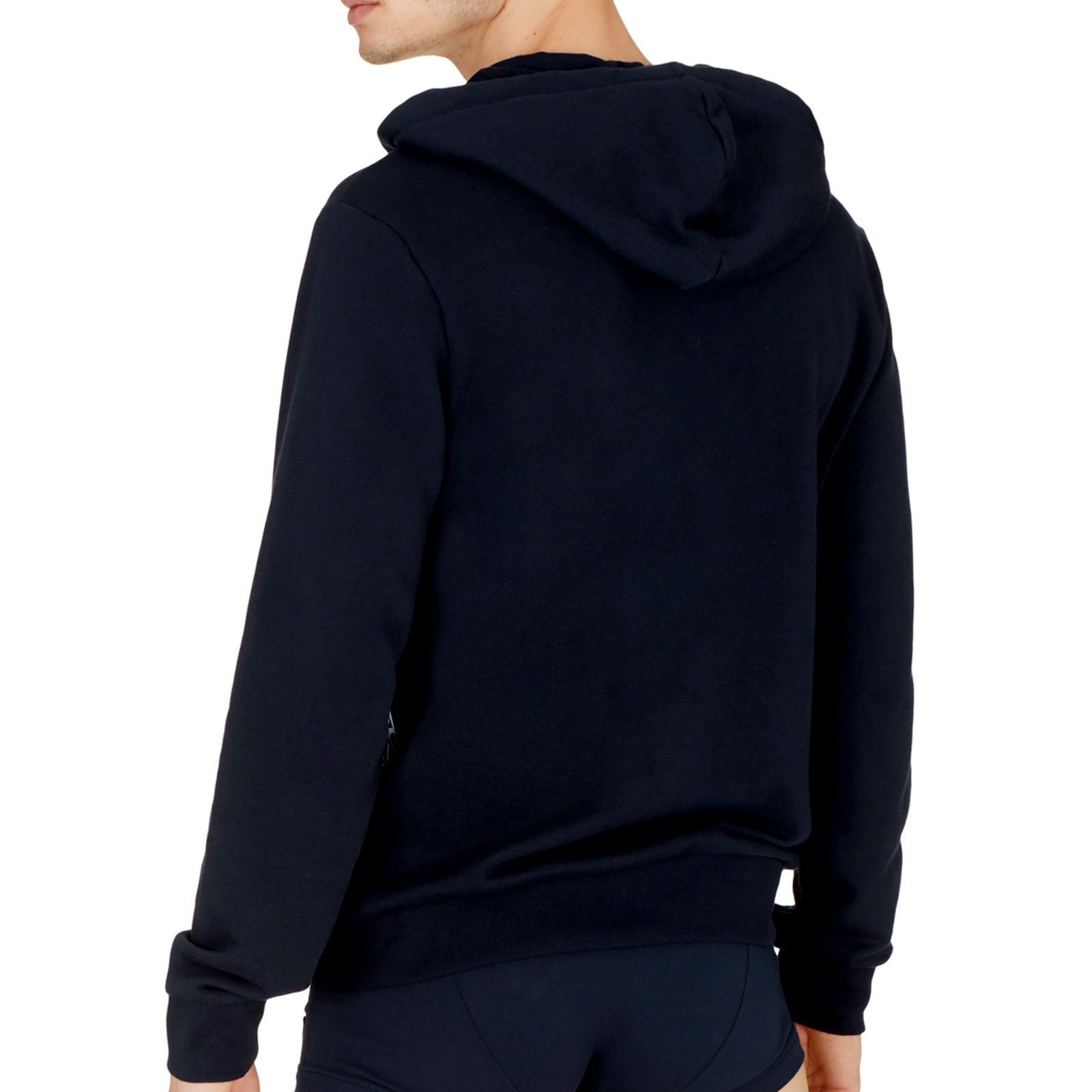Emporio Armani Kapuzensweatjacke Hood Sweater L/Sleeves W/Zip mit seitlichen Logo-Streifen