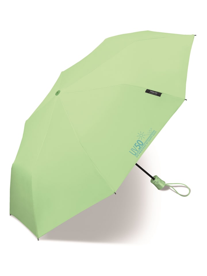 happy rain Mini AC UV50 Protect Automatik Taschenschirm in grün günstig kaufen onesize
