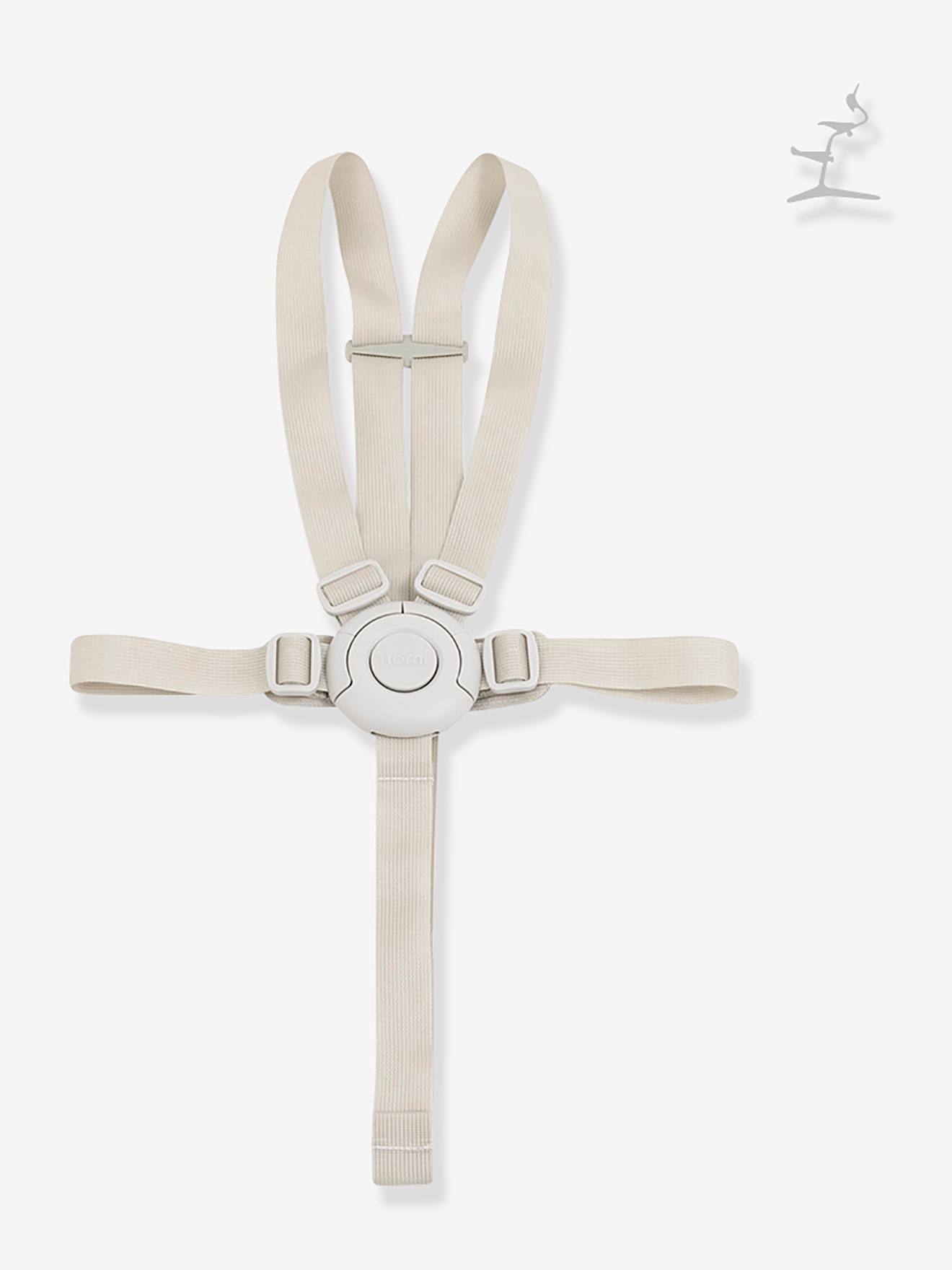 Harnais pour siège Babyset et chaise haute Nomi STOKKE gris